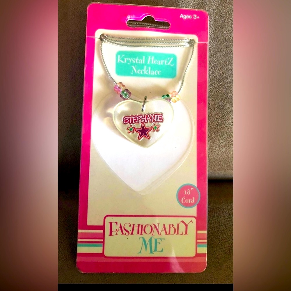 Stephanie  Heart kids 18 inch Necklace